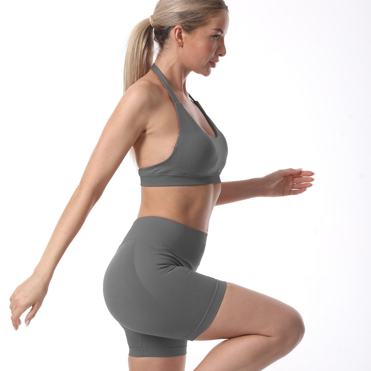 Women’s Sports Bra and Shorts Set Ivyshape