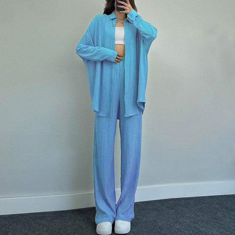 Women's casual jumpsuit with chic shirt Ivyshape