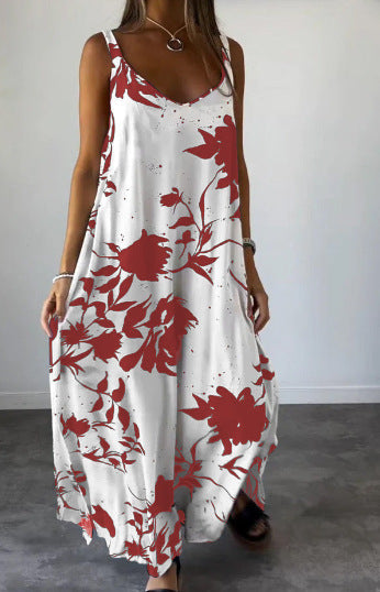 Women Flowing Floral Maxi Dress Ivyshape