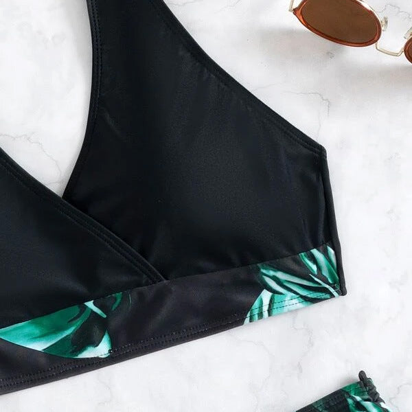 Women High-Cut Bikini Set with Sophisticated Lacing Details Ivyshape