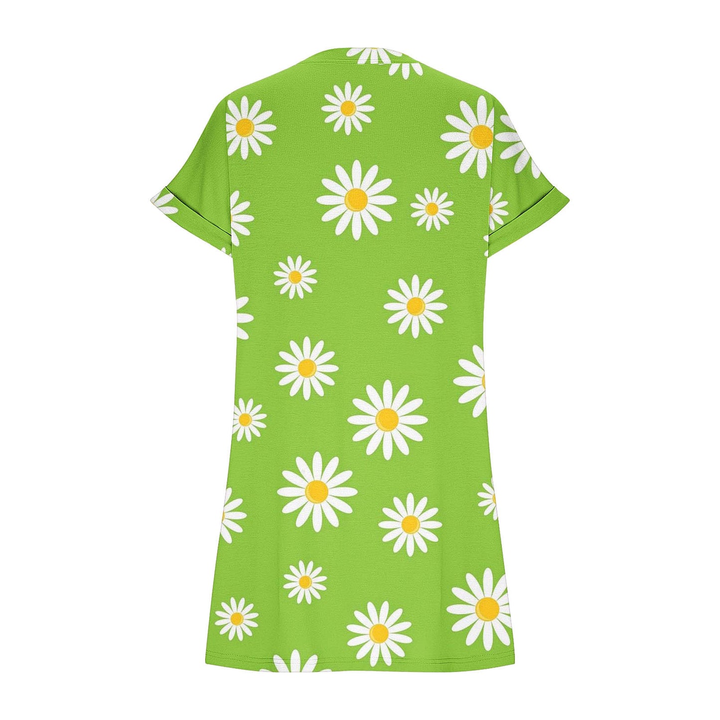 Women's Short Sleeve Casual Shift Dress with Pockets Ivyshape