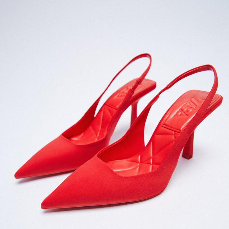 Women Elegant Slingback Pumps with Pointed Design and Comfortable Outsole Ivyshape