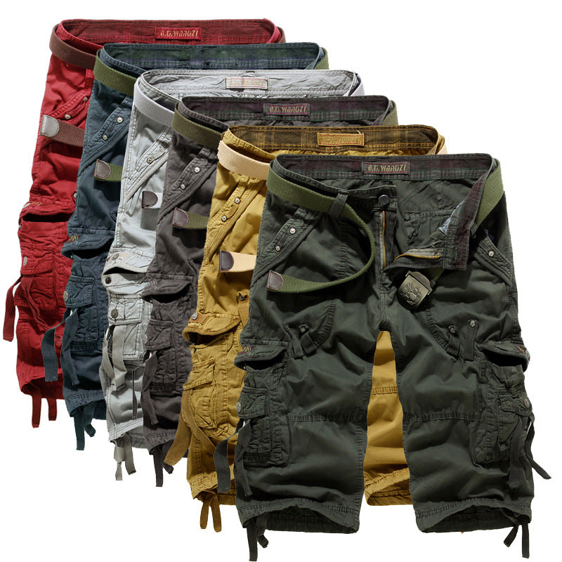 Men's Cargo Shorts with Multiple Pockets IvyShape