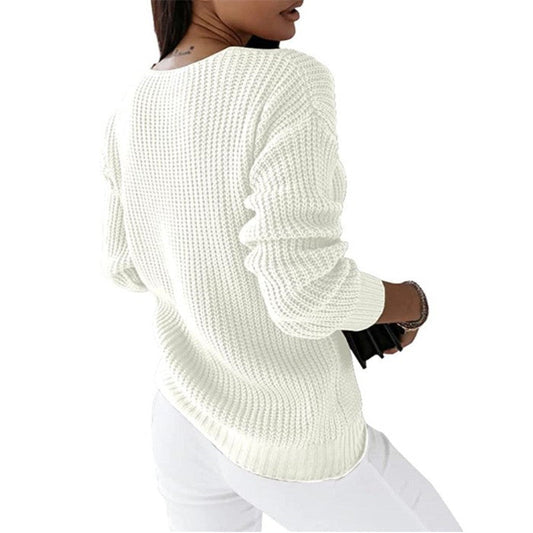 IvyShape | Basic Slimming V-Neck Three-Quarter Sleeve Top