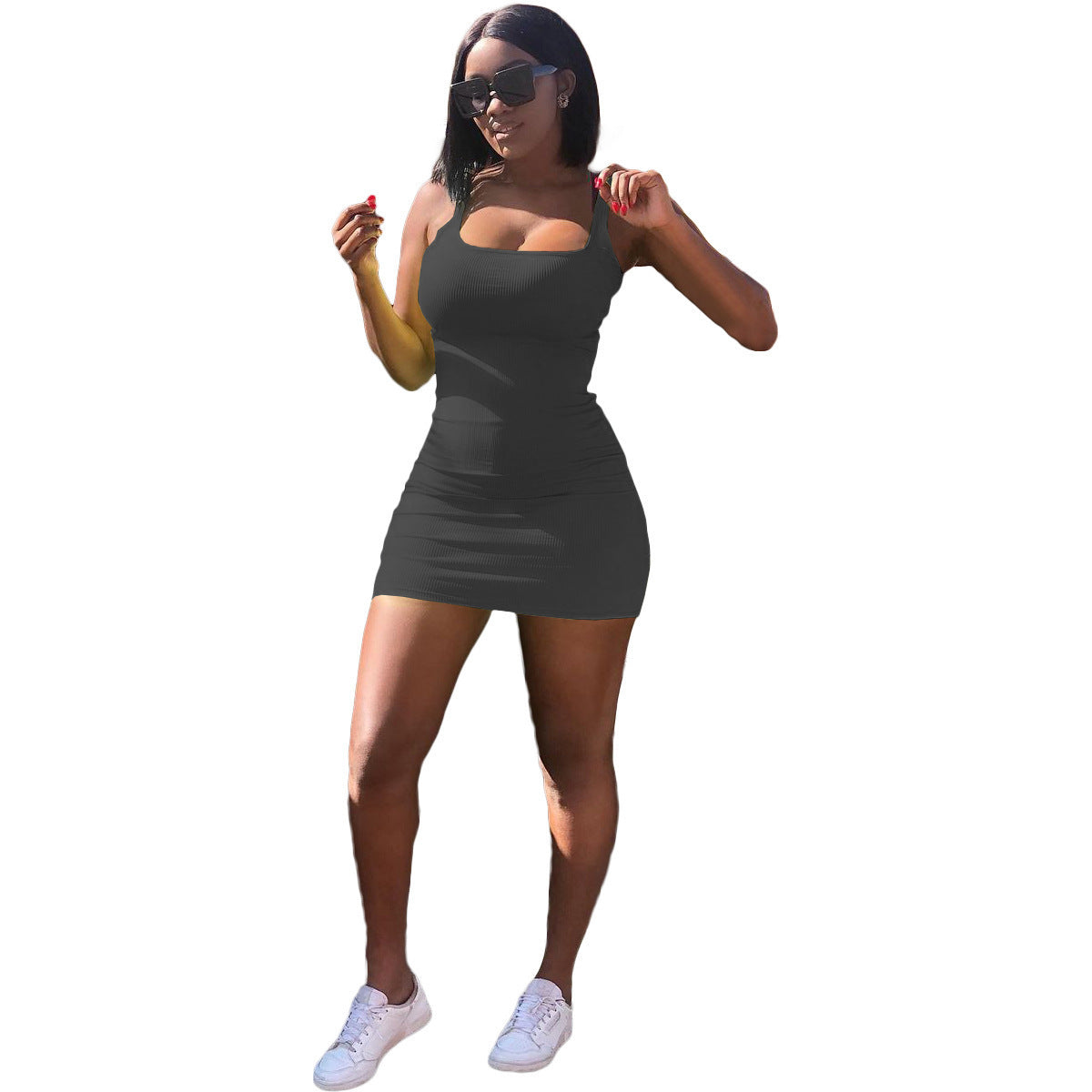 Women's fitted mini dress Ivyshape