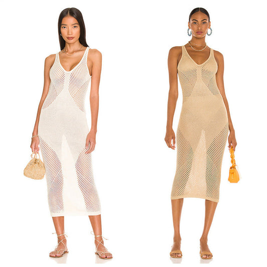 Women's Net Beach Dress Ivyshape