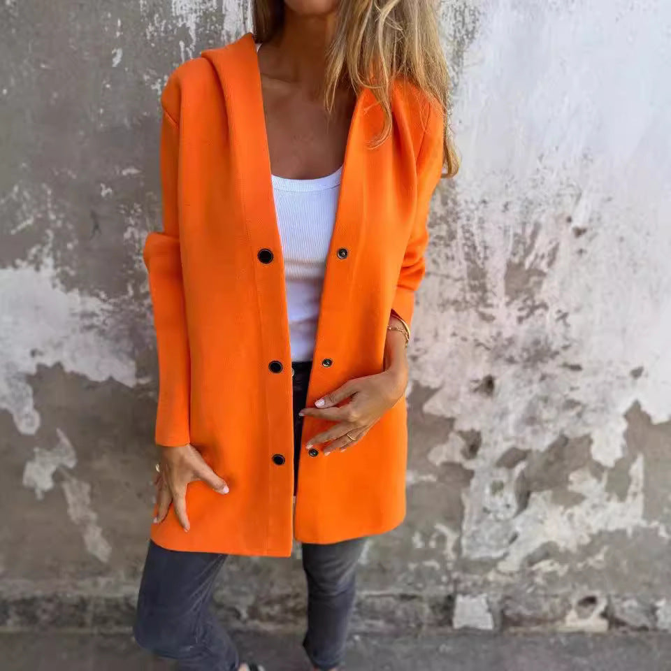 Women's fashionable long blazer Ivyshape