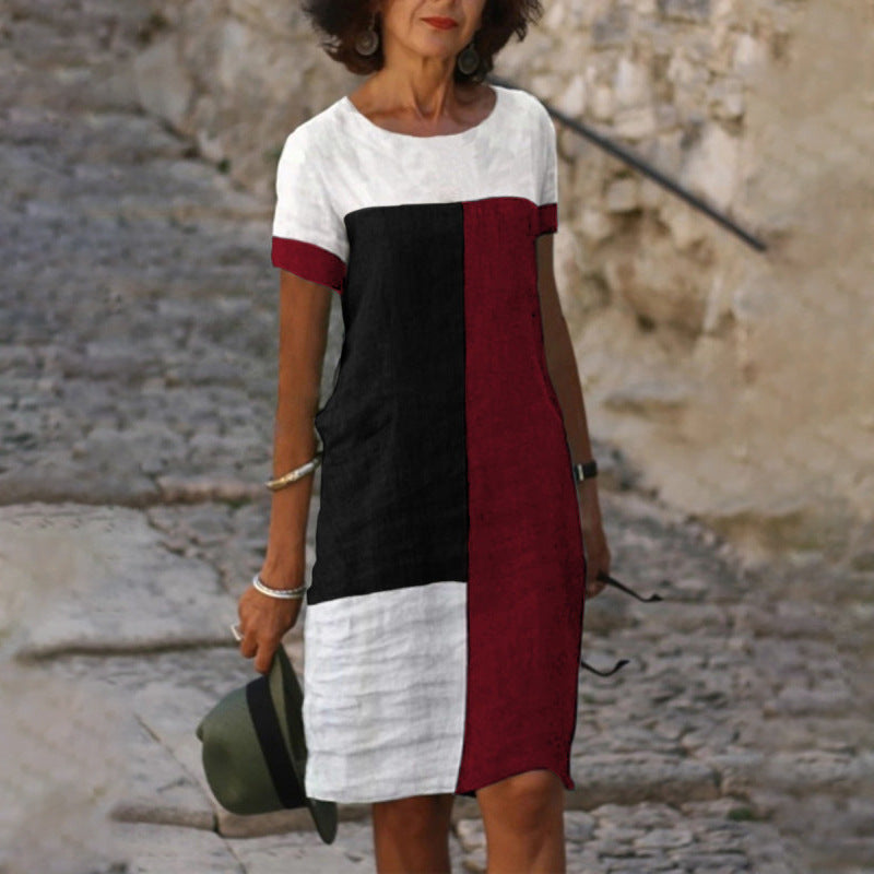 Women Artistic Graphic Midi Dress Ivyshape