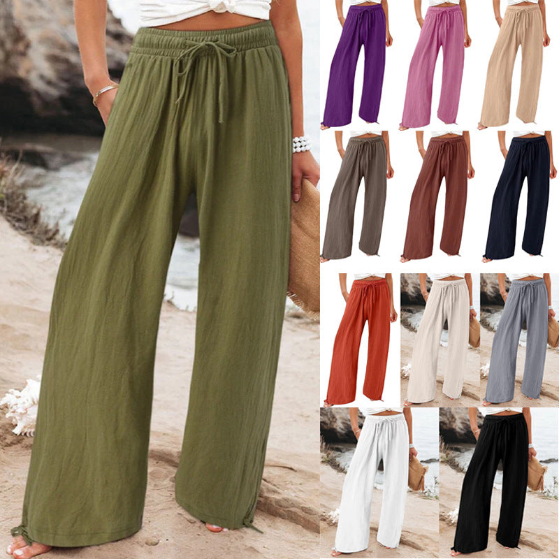 Women Light Loose Lounge Pants Ivyshape