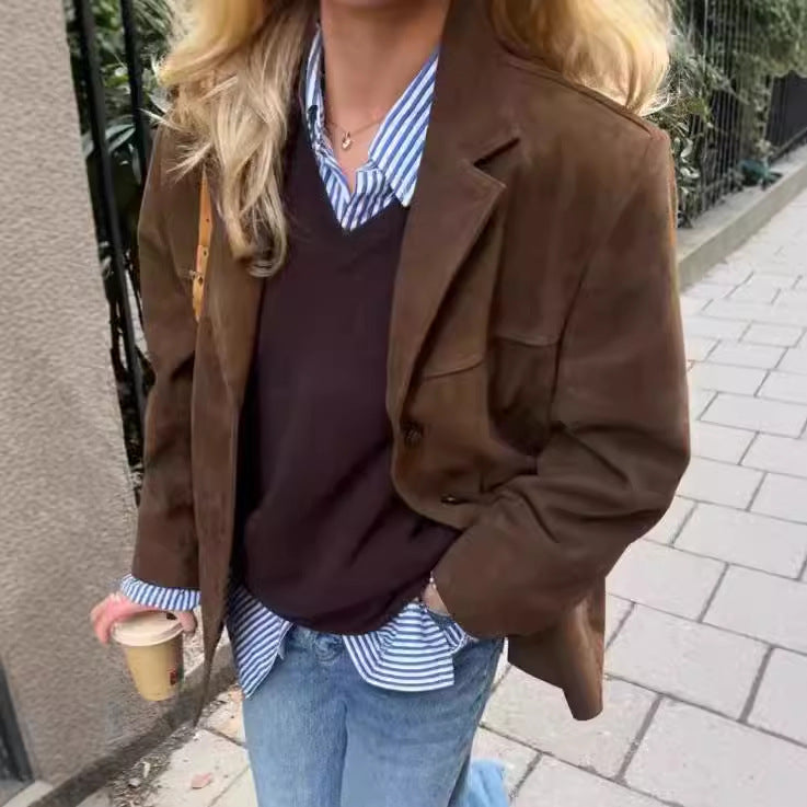 Women's Casual Oversized Jacket Ivyshape