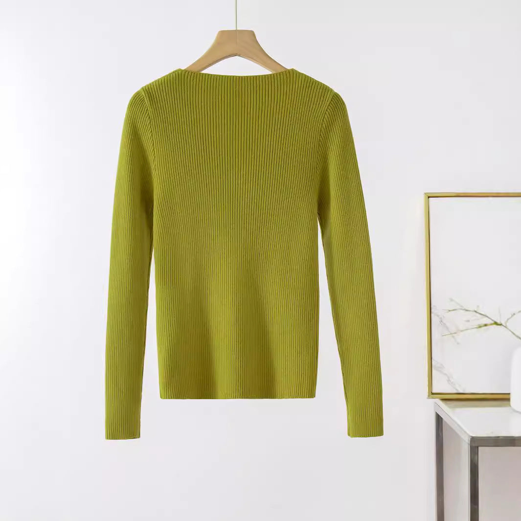 IvyShape | Winter Slim Fit Knitted Sweater