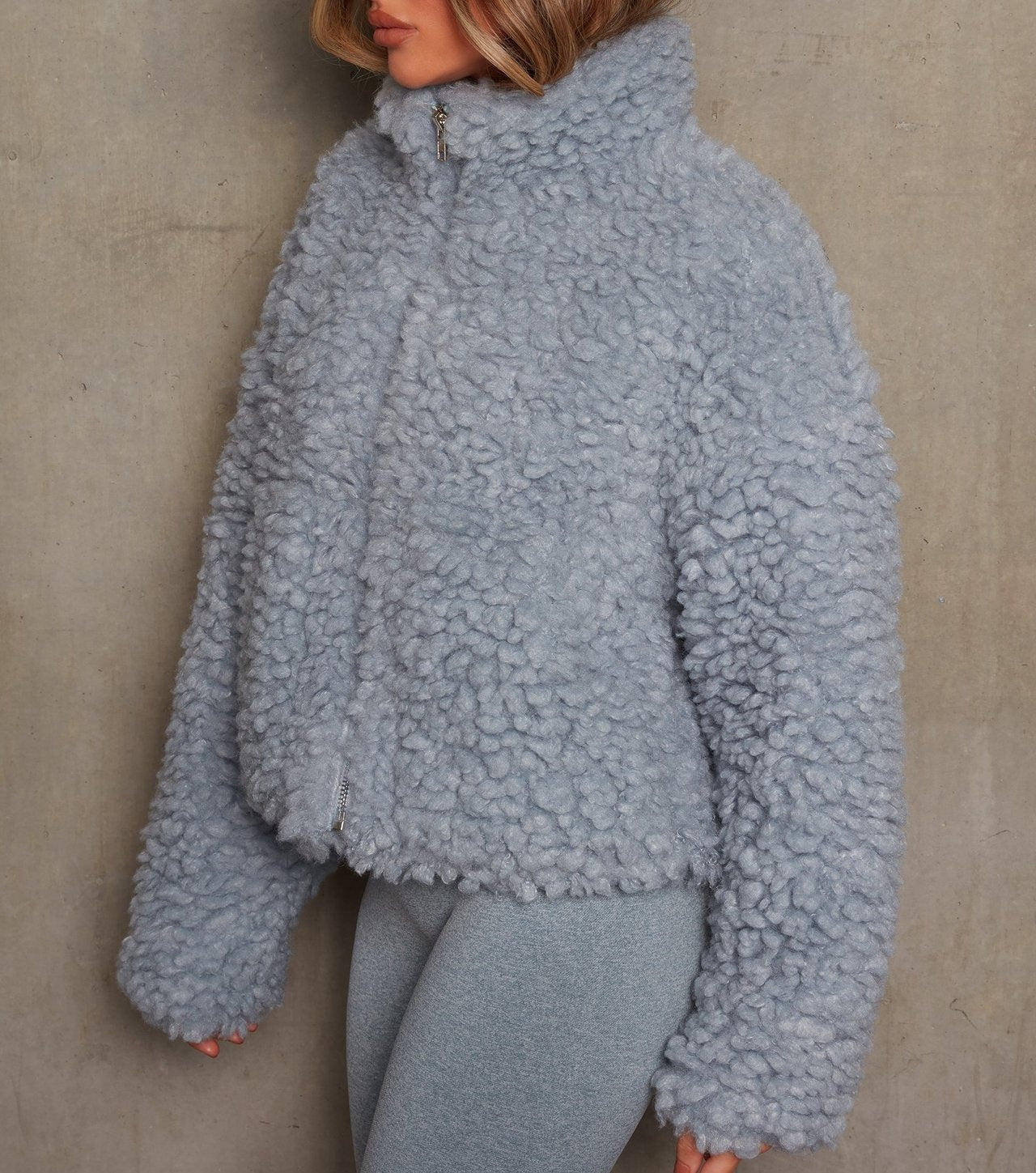 Ivyshape | Short Lambswool Coat