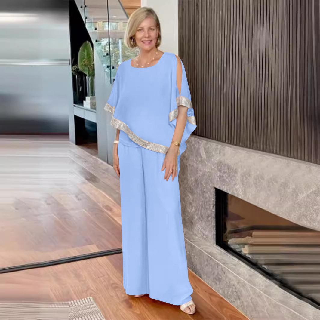 Women Elegant Tailored Two-Piece Ensemble Ivyshape