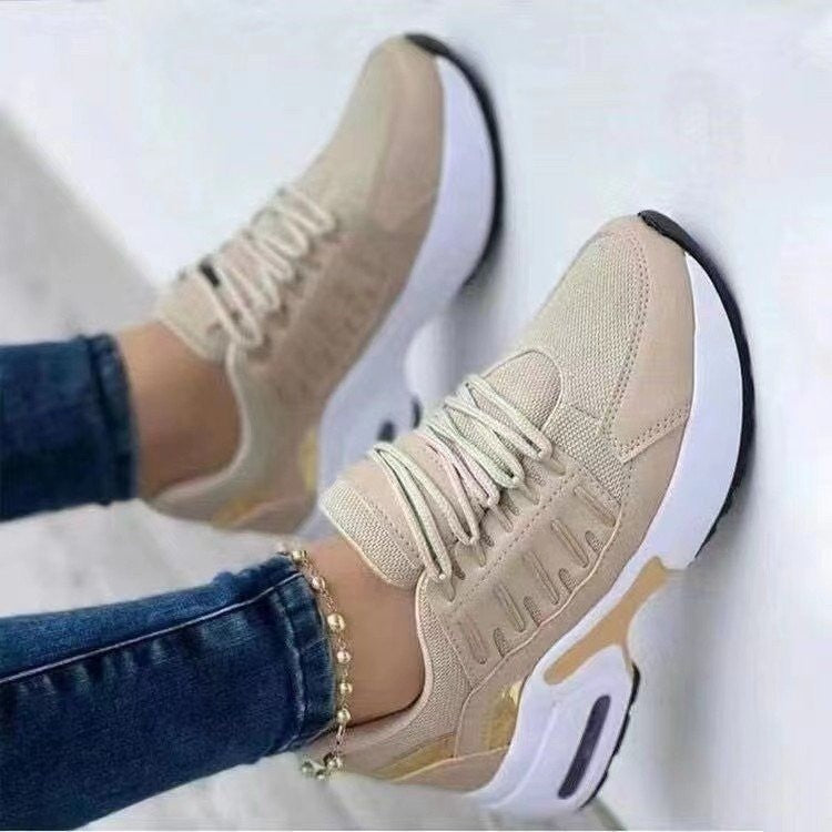 Women Light Air Cushion Sneakers Ivyshape