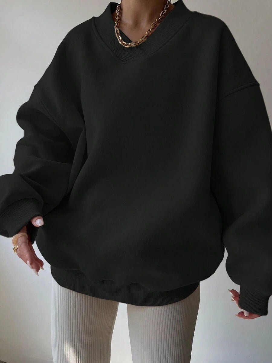 Ivyshape | Casual Long-Sleeve Sweatshirt