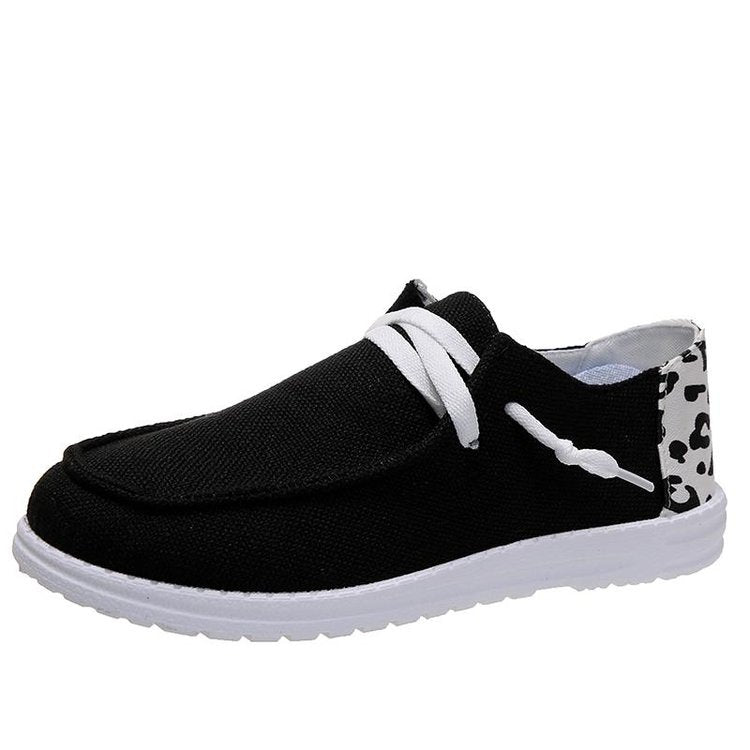 Ladies Comfortable Casual Shoes with Fashionable Design and Elastic Inserts Ivyshape