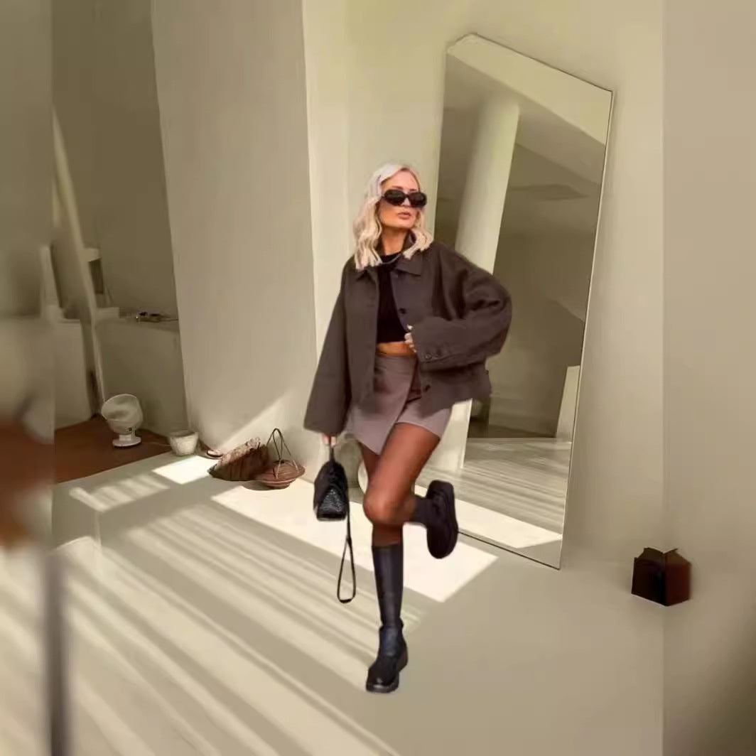 Women Fashionable Oversized Jacket Ivyshape