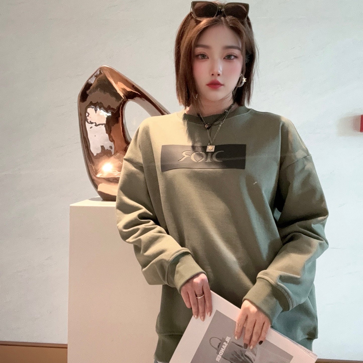 IvyShape | Fashion Round Neck Sweatshirt