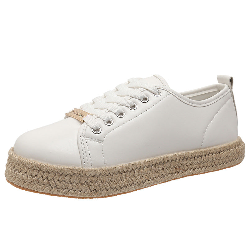 Ladies modern and comfortable sneakers with espadrille sole Ivyshape