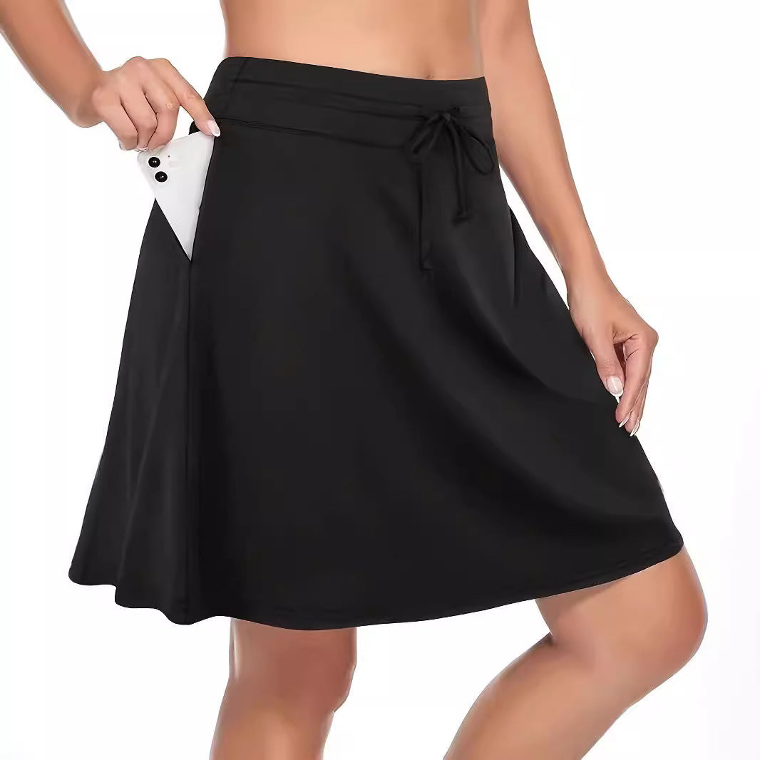 Women's sports skirt with inner compression shorts Ivyshape