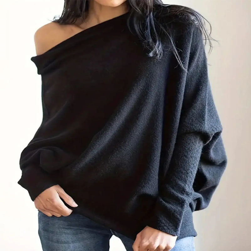 IvyShape | Cozy Temperament Pleated Knitted Pullover