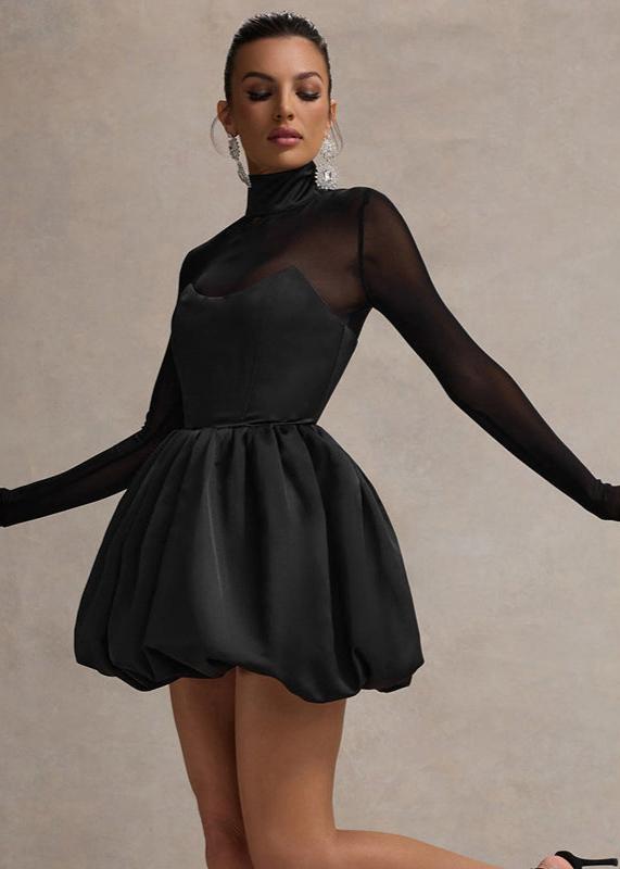 Ivyshape | Balloon-Skirt Mini Dress