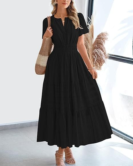Women’s Maxi Dress in Casual Boho Style Ivyshape