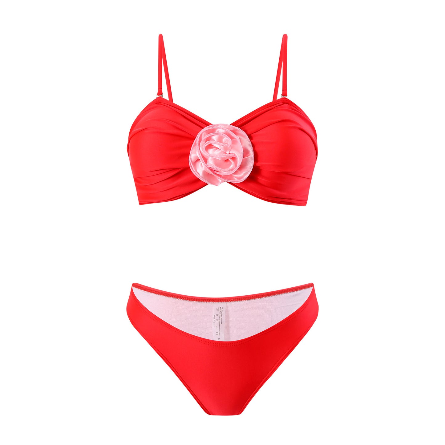 Women's bikini set with floral top and shaping bottoms Ivyshape