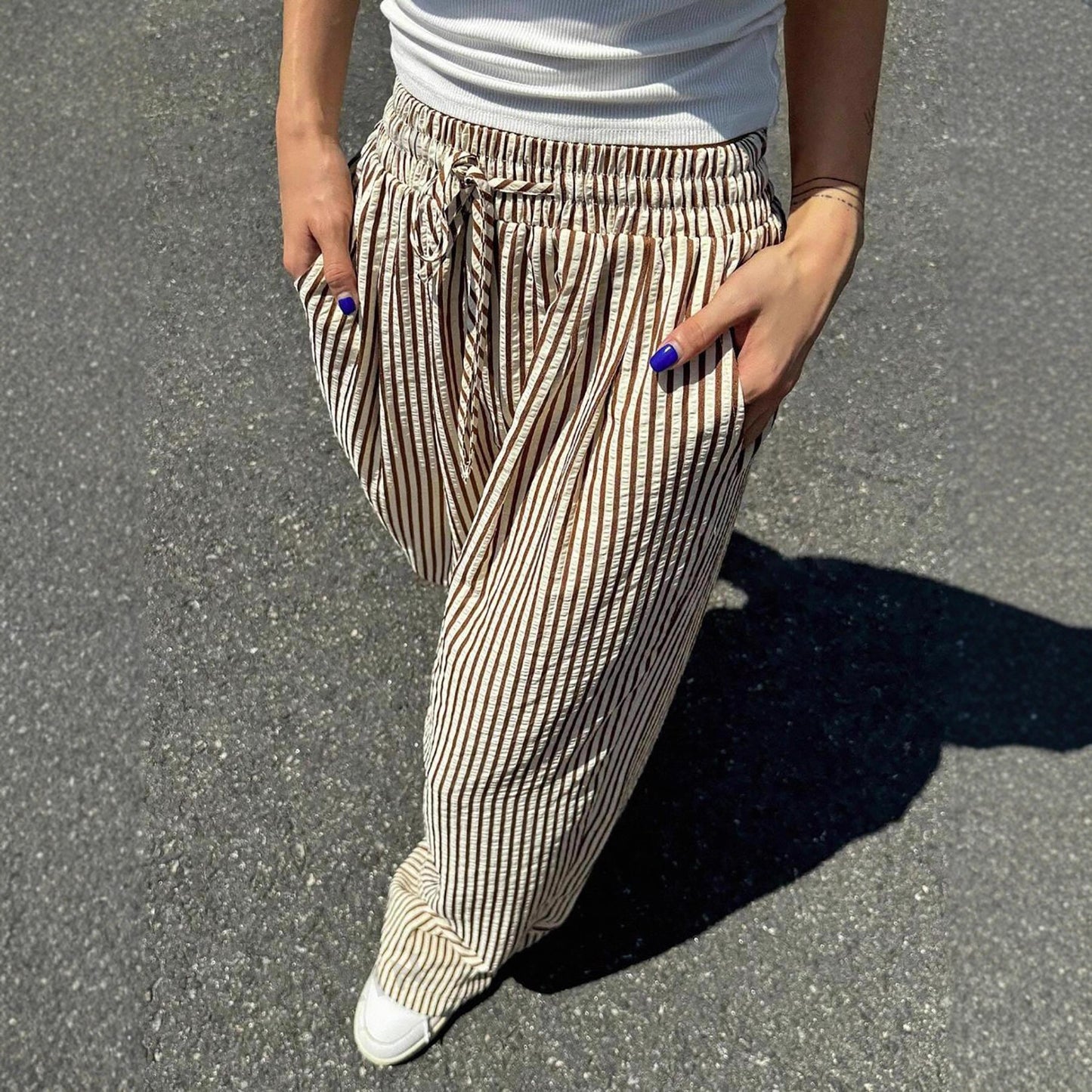 Women’s leisure pants in a casual Boho style Ivyshape