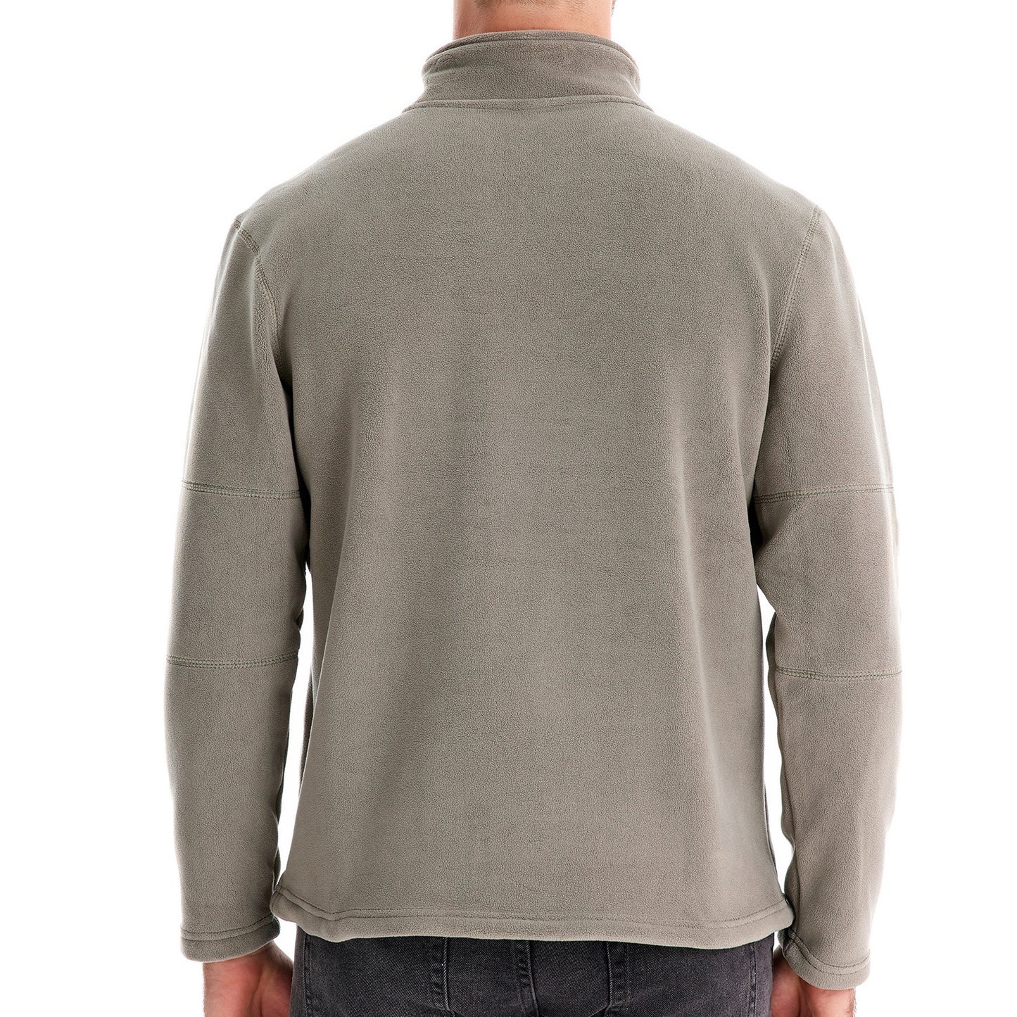 Men's microfleece pullover with half zip Ivyshape