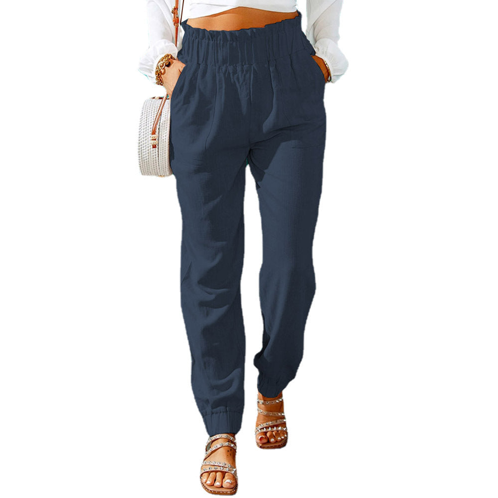 Women's Jogging Pants with Elastic Waistband Ivyshape