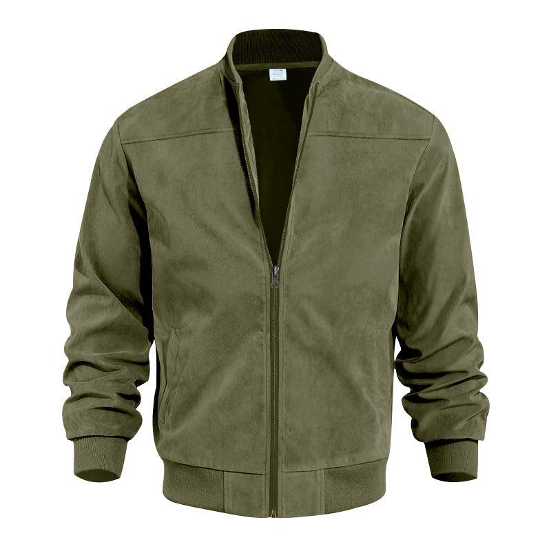 Men's stylish and comfortable softshell jacket with high collar Ivyshape