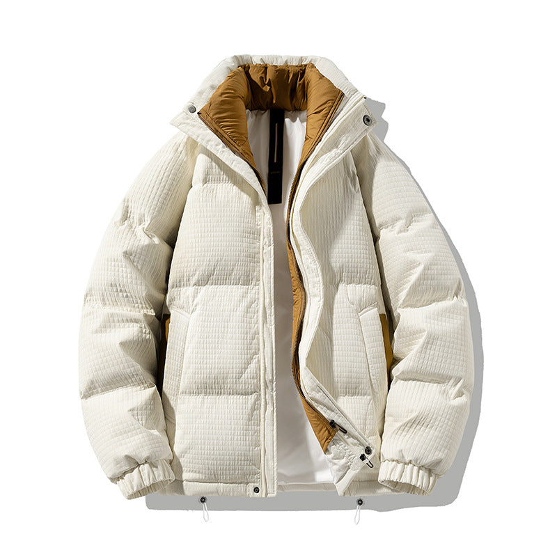 Women's quilted puffer jacket with insulating interior and side zip pockets Ivyshape