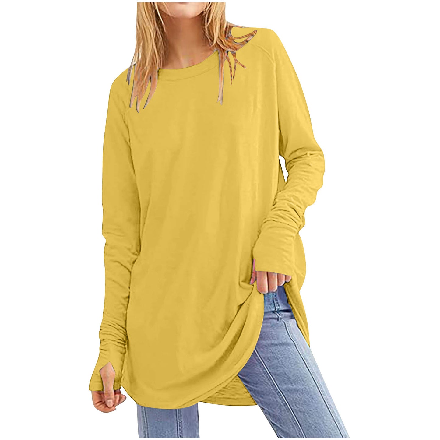 IvyShape | Lightweight Round Neck Sweater for Women
