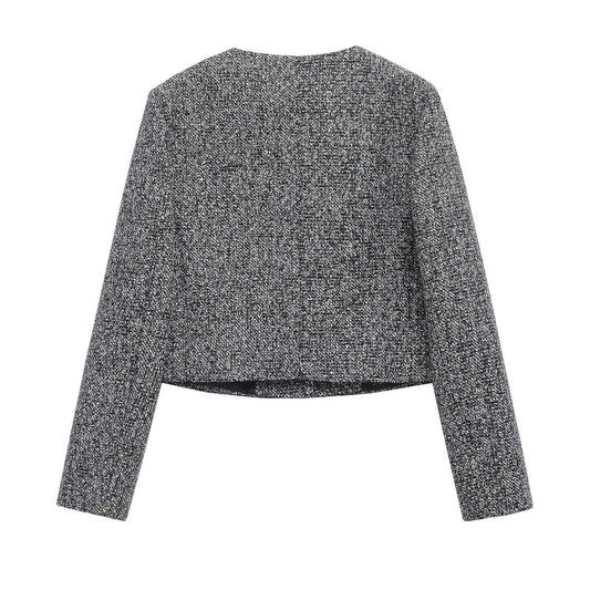 IvyShape | Textured small Chanel-style jacket