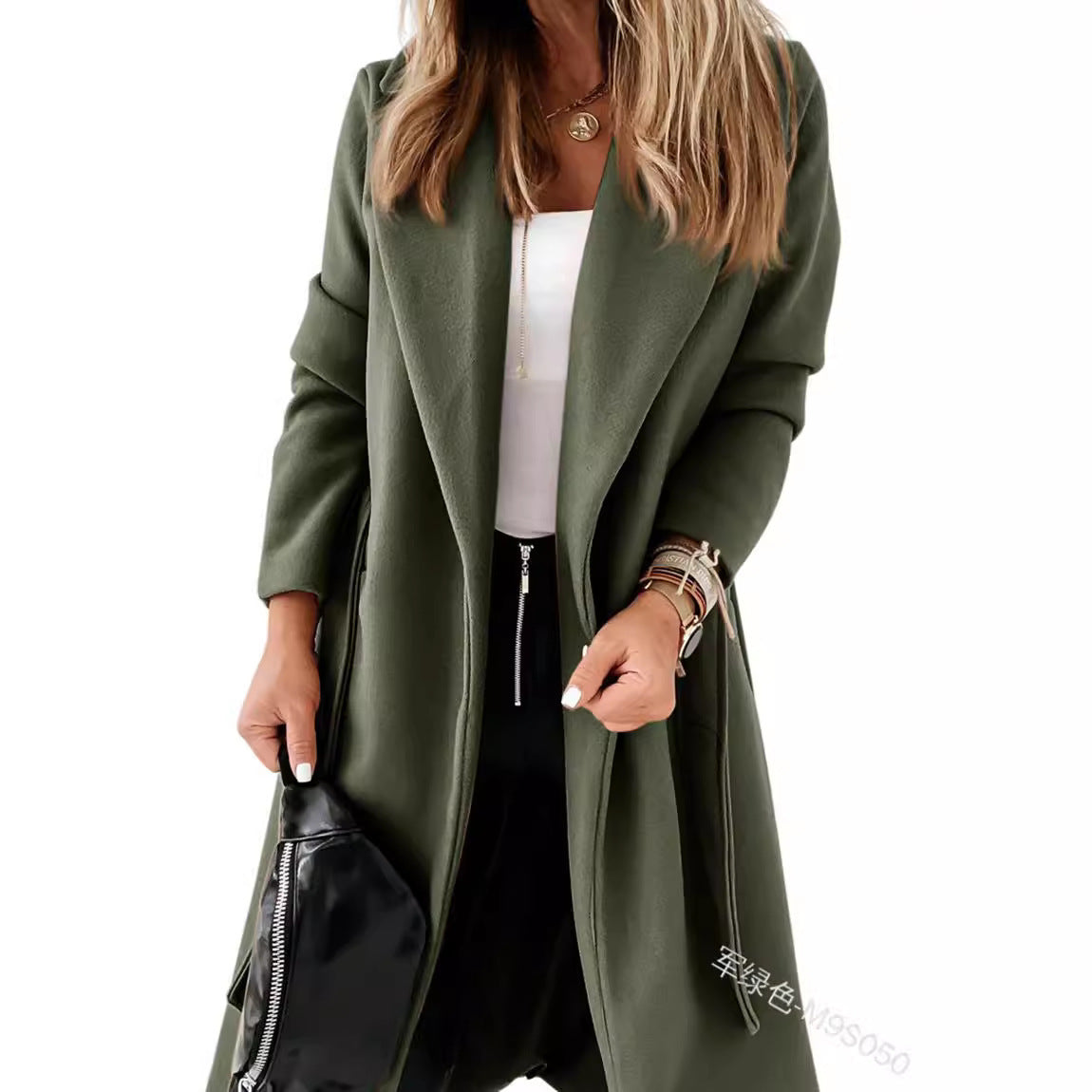 Ivyshape | Long Wool Coat