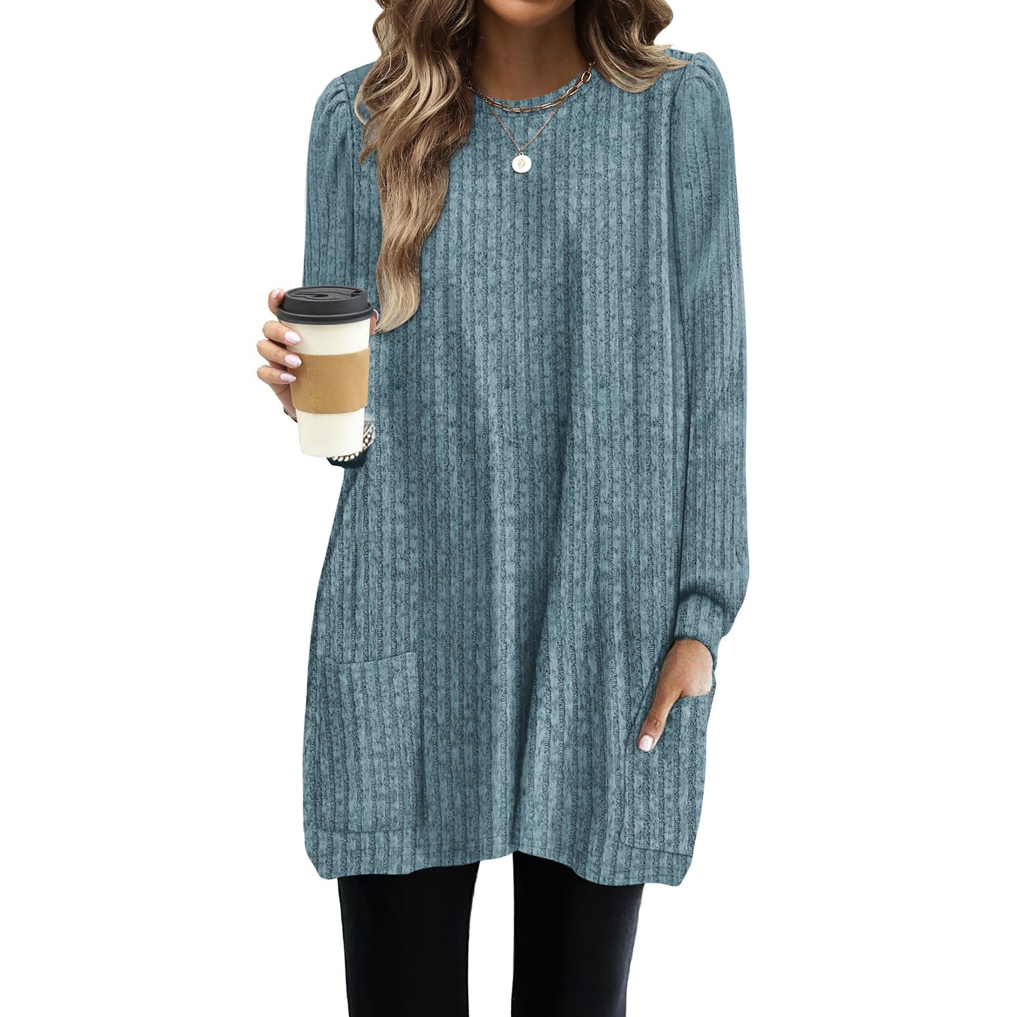 Women's Long Sleeve Dress Ivyshape