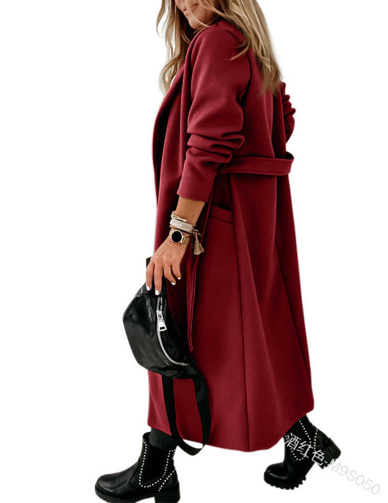 Ivyshape | Long Wool Coat