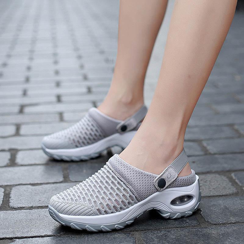 Women Breathable Leisure Shoes with Non-slip Sole and Mesh Upper Ivyshape