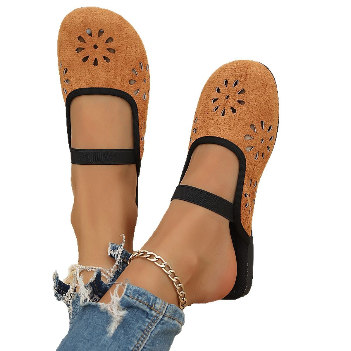 Women Slip-On Shoes with Airy Perforation Ivyshape