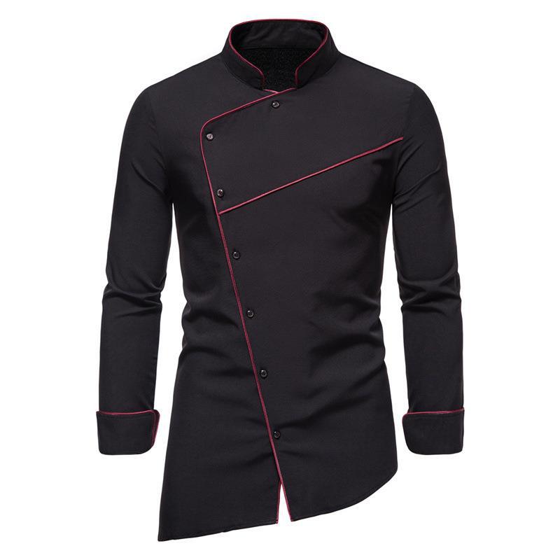 Men's chef jacket with elegant contrasts and high-quality workmanship Ivyshape