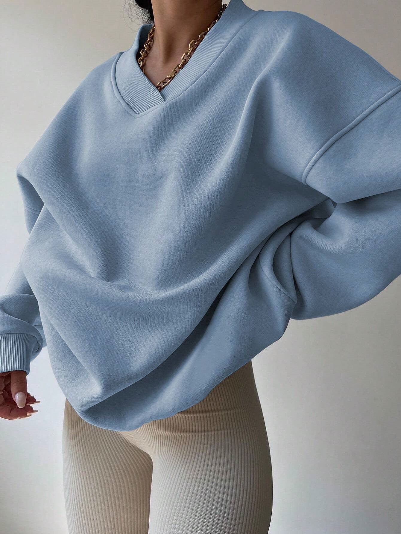 Ivyshape | Casual Long-Sleeve Sweatshirt