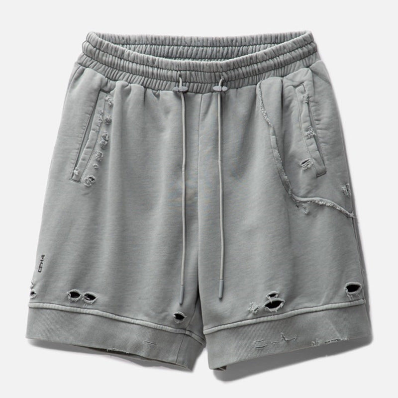 Women Fashionable Destroyed Shorts Ivyshape