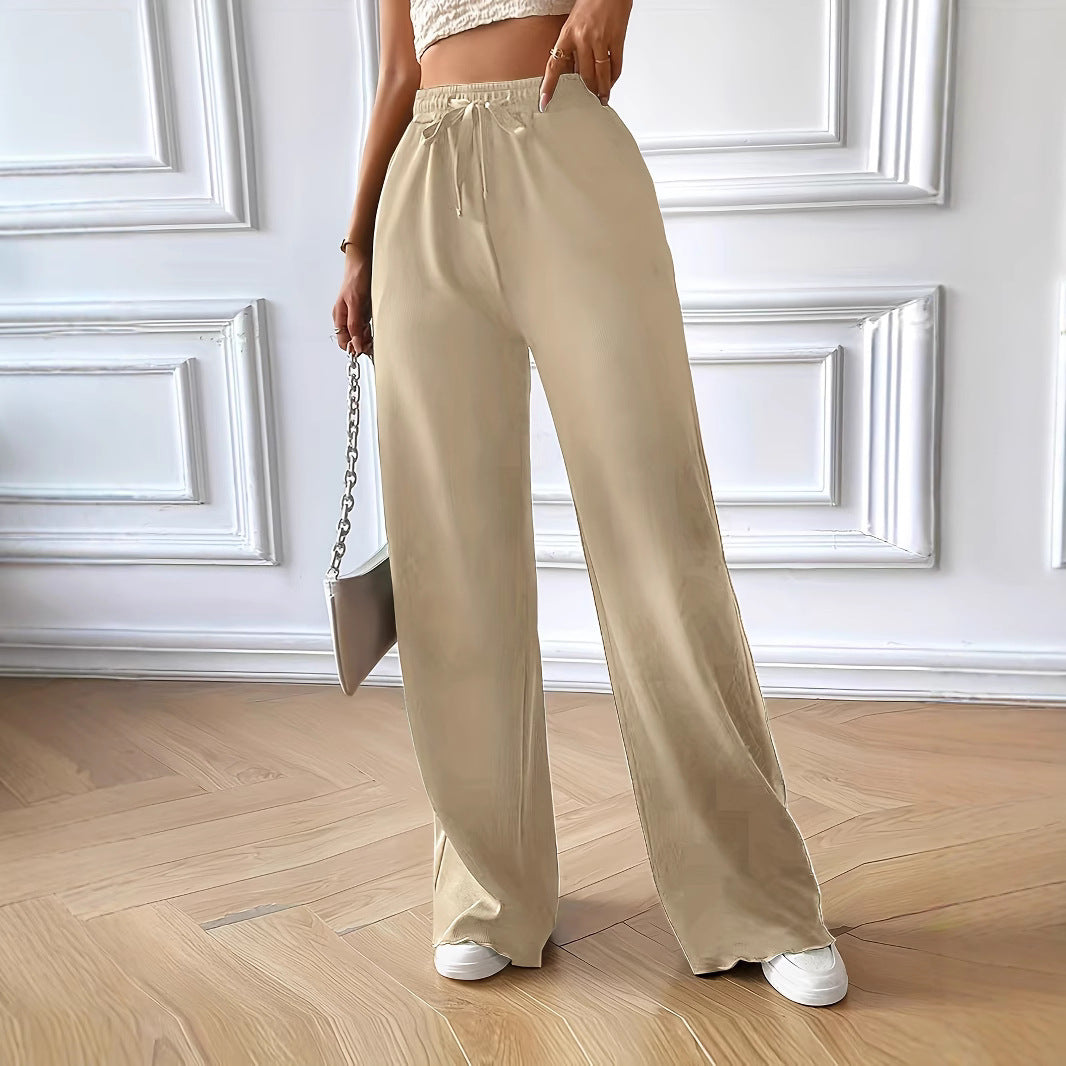 High cut, casual cut women's pants Ivyshape