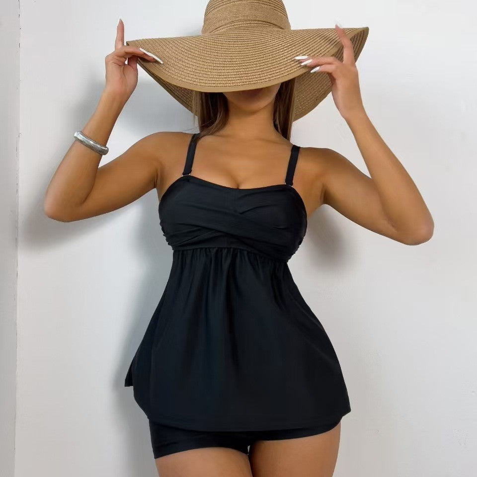 Women’s Tankini with elegant tank top and short shorts Ivyshape