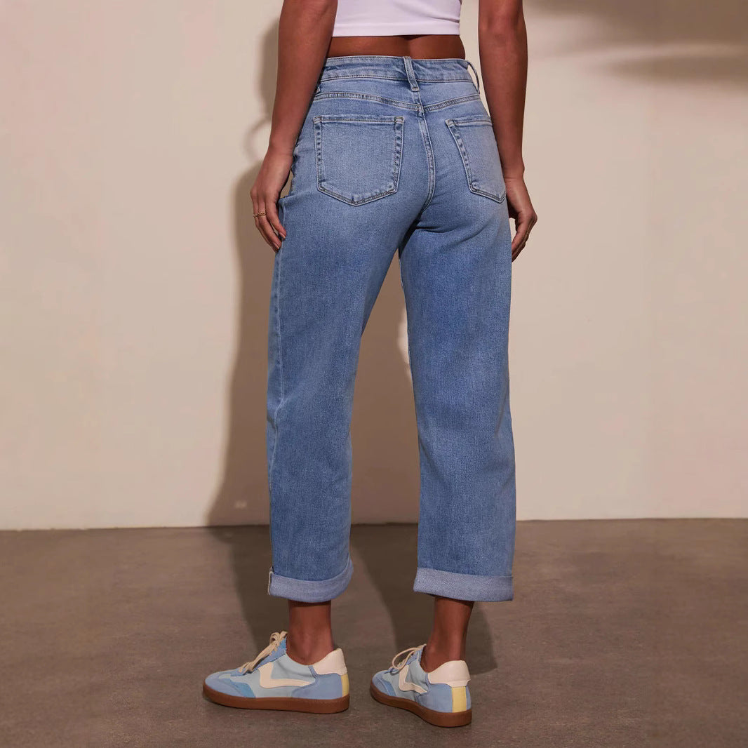 Women's Boyfriend Jeans Ivyshape