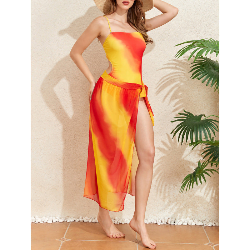 Women’s swimsuit with fashionable cover-up Ivyshape