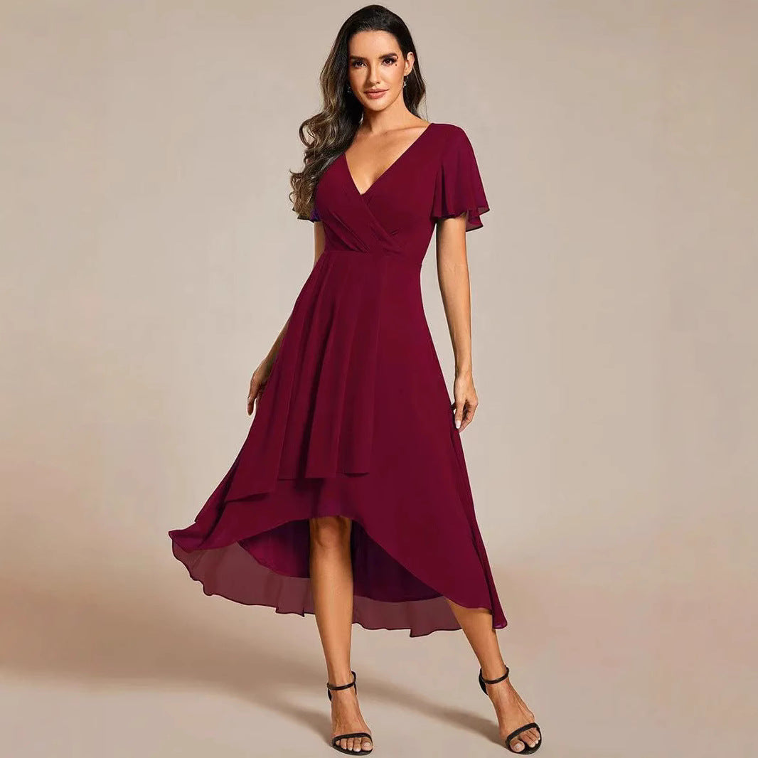 Ladies stylish wrap dress Ivyshape