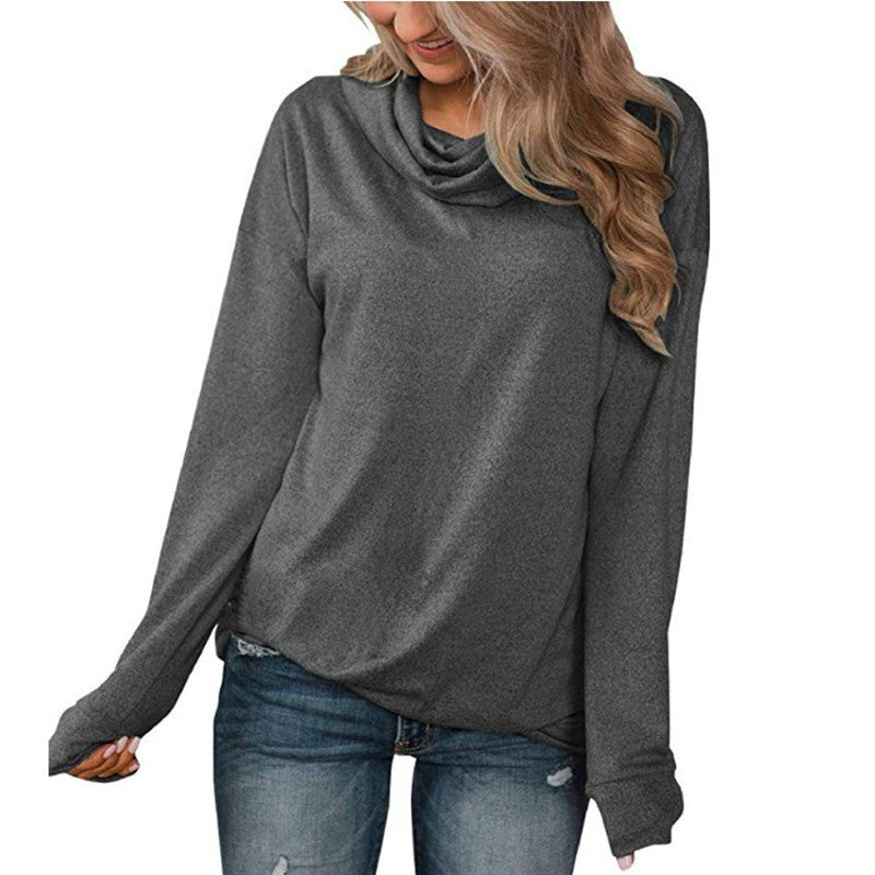 Ladies Casual Turtleneck Sweater with Soft Material Ivyshape