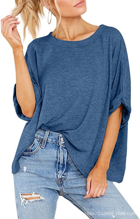 Ladies casual oversized T-shirt Ivyshape